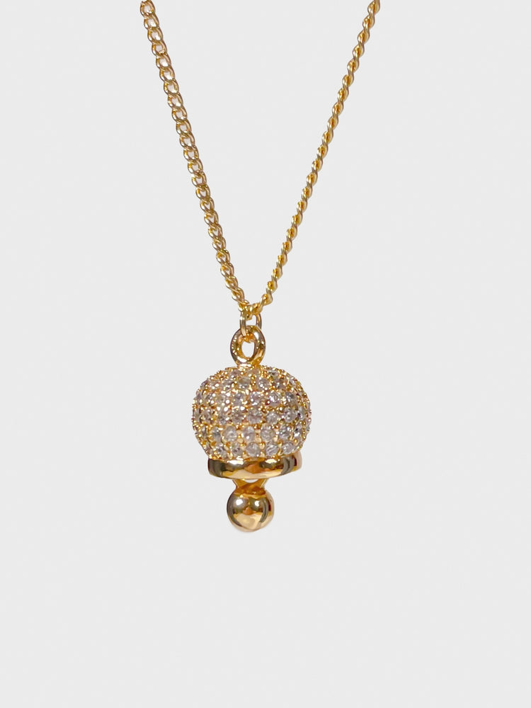 
                  
                    Collana Donna Gioiello Catena Ciondolo Campana Brillantini Elegante - LE STYLE DE PARIS
                  
                